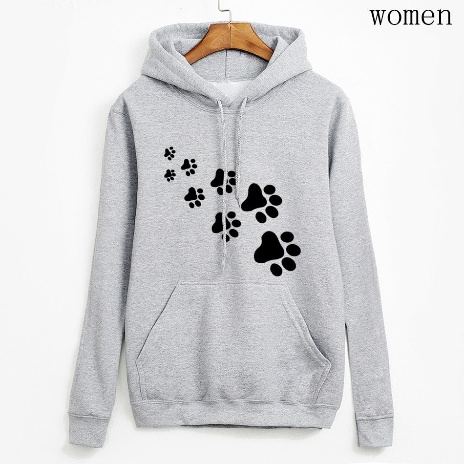 Cat paw hoodie.