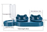 Plastic Double BowlAmalgamite Pets My StoreCatProduct information:
 
 Specifications: three bowls (dark blue), three bowls (pink), three bowls (light blue), three bowls (light gray), three bowls carton
 
 MateriPlastic Double Bowl Anti Roll Pet Products For Cats
