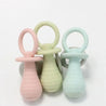 Pet Pacifier Rubber ToysAmalgamite Pets My StoreCatMaterial: TPR
 
 Product category: biting toys
 
 Color: green, pink, gray, blue
 
 Product weight: 0.05kgPet Pacifier Rubber Toys For Newborn Dogs Cat