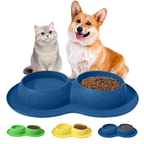 Silicone Bowl for Mess-Free Pet Feeding Anywhere