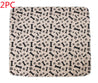3-layer waterproof pet pad with bone and paw print pattern, reusable and machine washable pee pad for dogs and cats