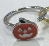 Metal pumpkin ring. Match with your pet!