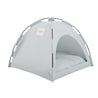 Portable cat tent with double-sided cooling mat, lightweight and foldable pet bed for indoor and outdoor use.