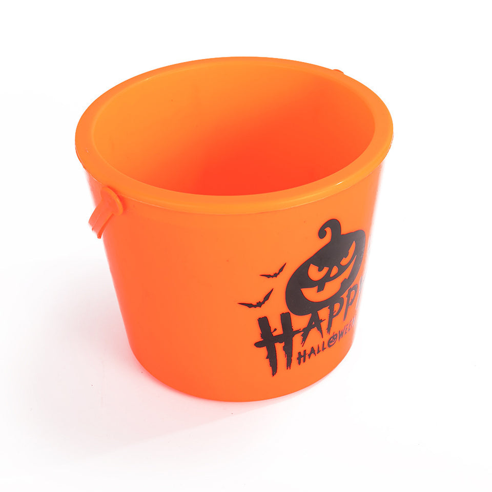 Light up Halloween pumpkin bucket.
